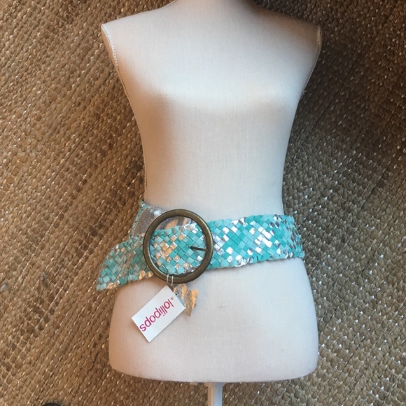 COPY - Lollipops Paris leather breaded belt - Picture 3 of 5